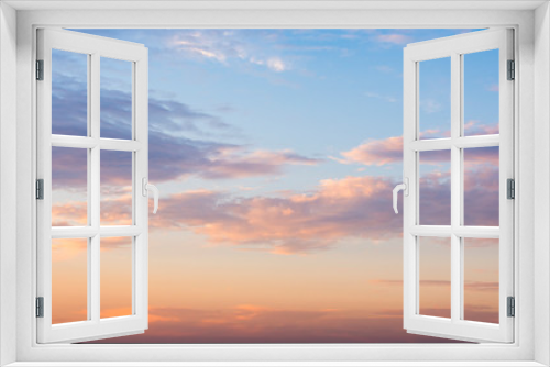 Fototapeta Naklejka Na Ścianę Okno 3D - clouds