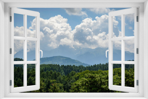 Fototapeta Naklejka Na Ścianę Okno 3D - romanian mountains