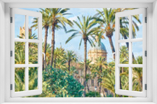 Fototapeta Naklejka Na Ścianę Okno 3D - Villa Bonanno public garden in Palermo