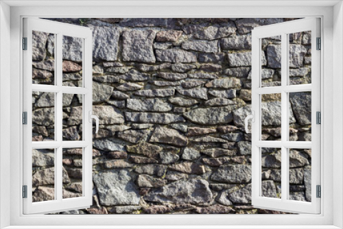 Fototapeta Naklejka Na Ścianę Okno 3D - Urban Texture: Stone Wall