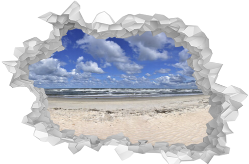 Panorama - Morze Bałtyckie - Plaża - mierzeja wiślana
