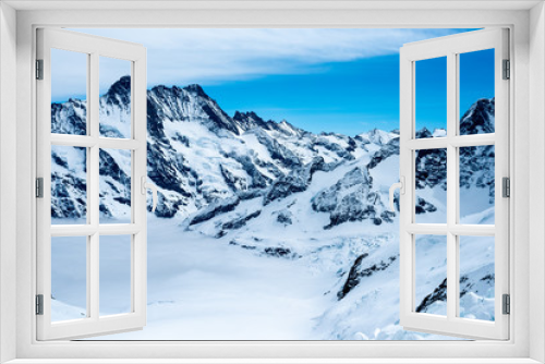 Fototapeta Naklejka Na Ścianę Okno 3D - Swiss alps scenery