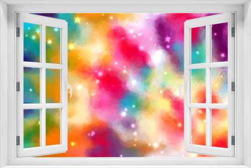 Fototapeta Naklejka Na Ścianę Okno 3D - magic dream glitter glow abstract background