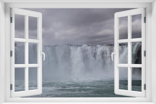 Fototapeta Naklejka Na Ścianę Okno 3D - waterfalls icelan
