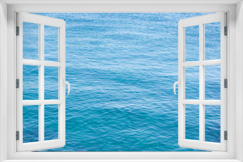 Fototapeta Naklejka Na Ścianę Okno 3D - blue water calming surface in swimming pool background 