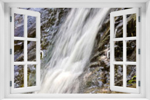 Fototapeta Naklejka Na Ścianę Okno 3D - beautiful natural waterfall