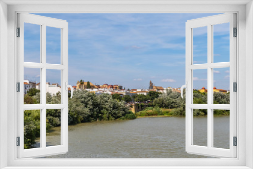 Picturesque Embankment of the Guadalquivir River in Cordoba. Cordoba, Andalusia, Spain.