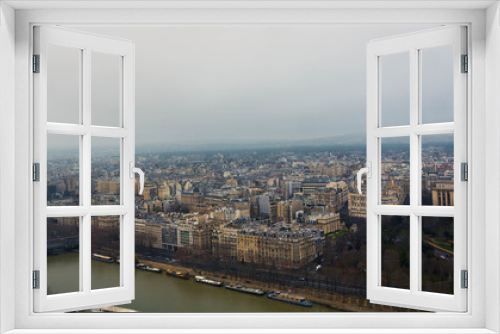 Fototapeta Naklejka Na Ścianę Okno 3D - Paris seen from the eiffel tower