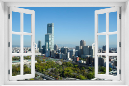 Fototapeta Naklejka Na Ścianę Okno 3D - 大阪　都市景観