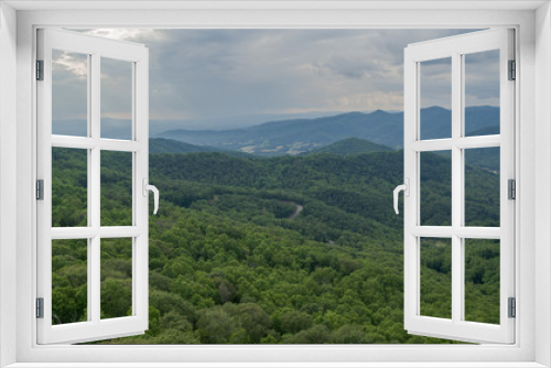 Fototapeta Naklejka Na Ścianę Okno 3D - Blue Ridge Horizon