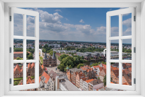 Fototapeta Naklejka Na Ścianę Okno 3D - Hansestadt Lübeck