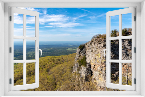 Fototapeta Naklejka Na Ścianę Okno 3D - Cliff view in the Ozark mountains, Arkansas