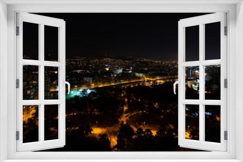 Fototapeta Naklejka Na Ścianę Okno 3D - Tbilisi city at night