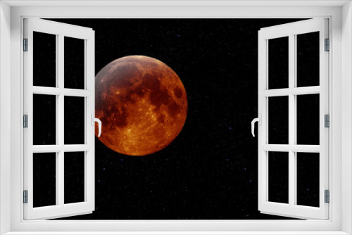 Fototapeta Naklejka Na Ścianę Okno 3D - copper moon