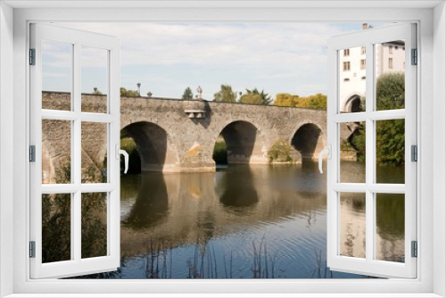 Fototapeta Naklejka Na Ścianę Okno 3D - The ancient bridge.