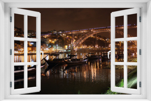 Fototapeta Naklejka Na Ścianę Okno 3D - Puente de Oporto