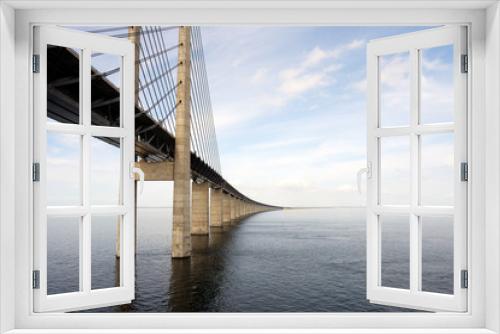 Fototapeta Naklejka Na Ścianę Okno 3D - Die Öresundbrücke nach Dänemark