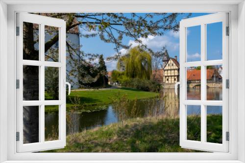 Fototapeta Naklejka Na Ścianę Okno 3D - Fruehling am Schloss Burgsteinfurt
