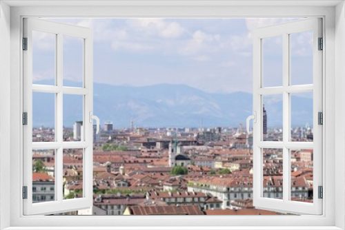 Fototapeta Naklejka Na Ścianę Okno 3D - Turin - Panoramabild