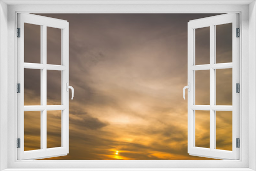 Fototapeta Naklejka Na Ścianę Okno 3D - Panoramic sunrise