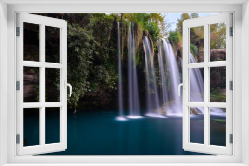 Fototapeta Naklejka Na Ścianę Okno 3D - Duden Waterfall long exposure