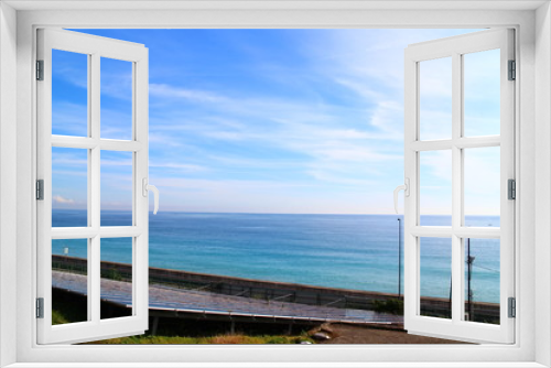 Fototapeta Naklejka Na Ścianę Okno 3D - 空と海