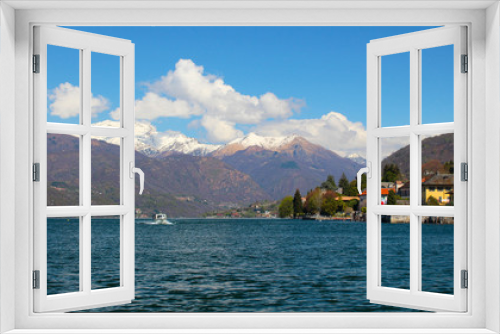 Fototapeta Naklejka Na Ścianę Okno 3D - Lago Maggiore im Frühling