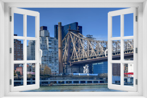 Fototapeta Naklejka Na Ścianę Okno 3D - Queensboro Bridge - New York City