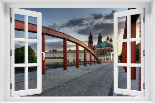 Fototapeta Naklejka Na Ścianę Okno 3D - most