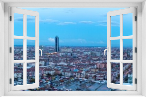 Fototapeta Naklejka Na Ścianę Okno 3D - panoramic view of konya city
