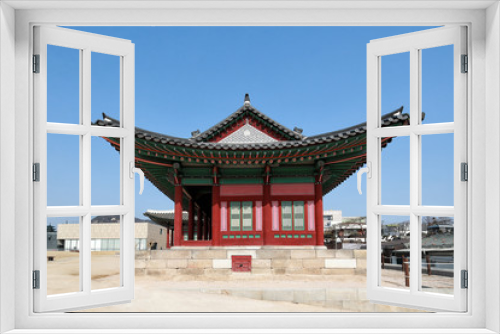 Fototapeta Naklejka Na Ścianę Okno 3D - architecture royal palace in republic of korea 