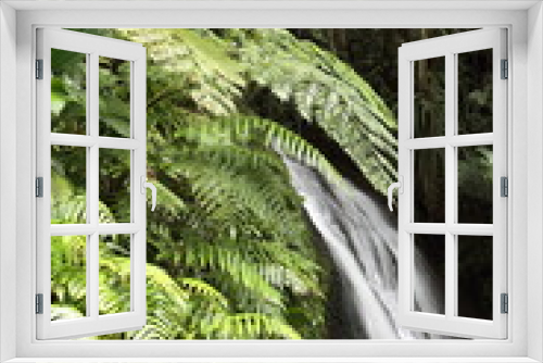 Fototapeta Naklejka Na Ścianę Okno 3D - Profil d'une cascade