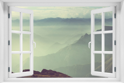 Fototapeta Naklejka Na Ścianę Okno 3D - Chimgan mountains