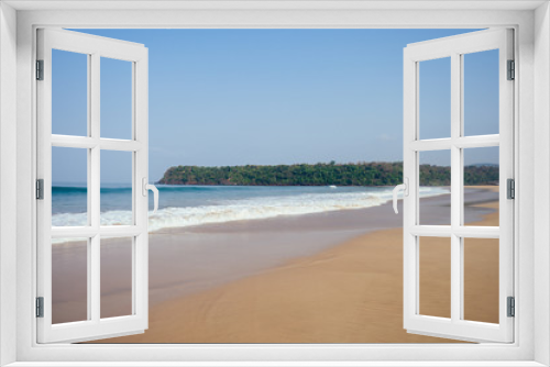 Fototapeta Naklejka Na Ścianę Okno 3D - Cola Colva beach in paradise Goa copyspase