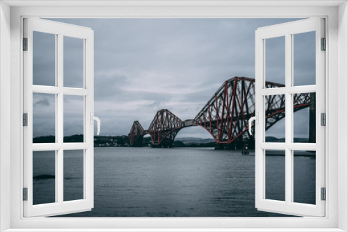 Fototapeta Naklejka Na Ścianę Okno 3D - Forth Rail Bridge in Scotland
