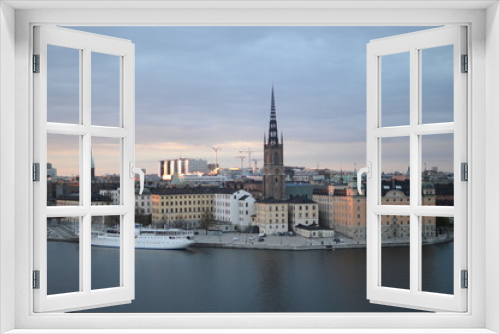 stockholm, riddarholmen, sunset,