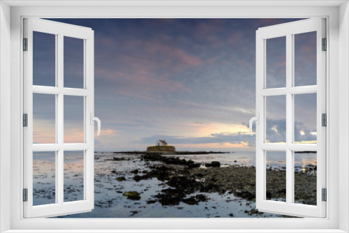 Fototapeta Naklejka Na Ścianę Okno 3D - 'The Church in the Sea' at Porth Cwyfan, Anglesey