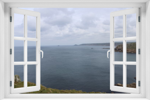 Fototapeta Naklejka Na Ścianę Okno 3D - View from Lands End, Cornwall
