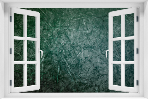 Fototapeta Naklejka Na Ścianę Okno 3D - green grunge structure texture wallpaper backdrop background overlay