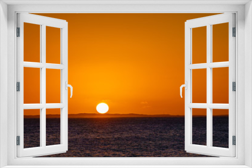 Fototapeta Naklejka Na Ścianę Okno 3D - Sunset over Grace Bay