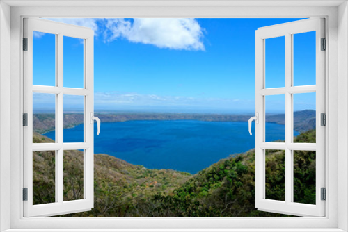 Fototapeta Naklejka Na Ścianę Okno 3D - Nicaragua Laguna de Apoyo