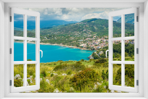 Fototapeta Naklejka Na Ścianę Okno 3D - Panoramic coastal view of Palinuro, Cilento, Campania, southern Italy.