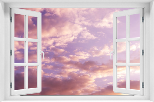 Fototapeta Naklejka Na Ścianę Okno 3D - Abstract blurred pink sunset sky