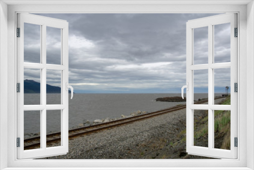 Fototapeta Naklejka Na Ścianę Okno 3D - Alaska Richtung Valdez