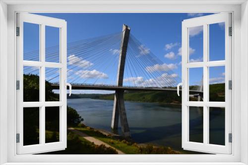 Fototapeta Naklejka Na Ścianę Okno 3D - Pont de Térénez