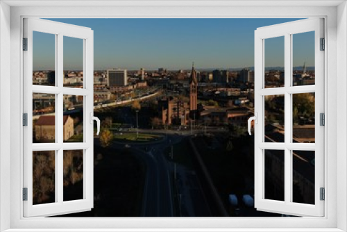 Fototapeta Naklejka Na Ścianę Okno 3D - view of the city of Modena