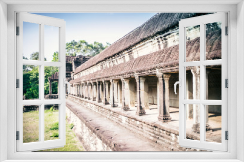 Fototapeta Naklejka Na Ścianę Okno 3D - Ancient temple of Angkor Wat, Siem Reap, Kingdom of Cambodia.
