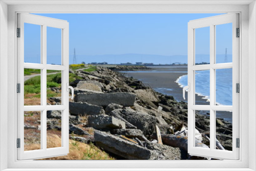 Fototapeta Naklejka Na Ścianę Okno 3D - Hayward Shoreline