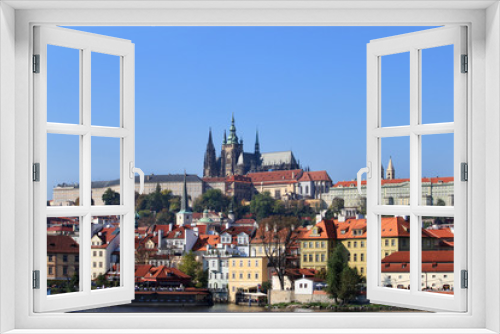 Fototapeta Naklejka Na Ścianę Okno 3D - Hradschin in Prag