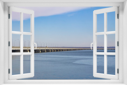 Fototapeta Naklejka Na Ścianę Okno 3D - Один из самых длинных мостов на Дальнем Востоке, через Амурский залив, Владивосток